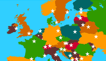 Hovedsteder i Europa educational game