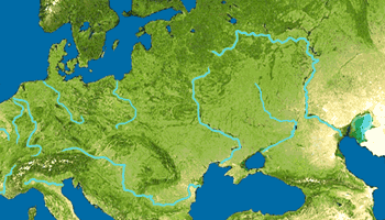 Flüsse Europas Lernspiele